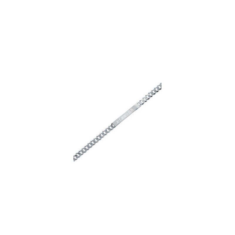 Gourmette Diamantée 5mm en Argent 925‰