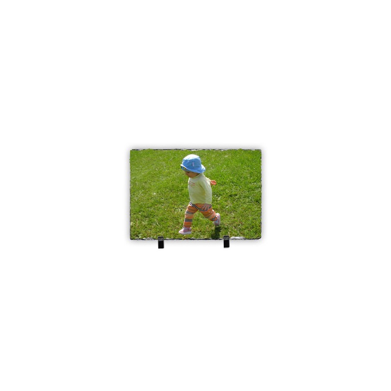 Grand Cadre Photo Paysage en Ardoise