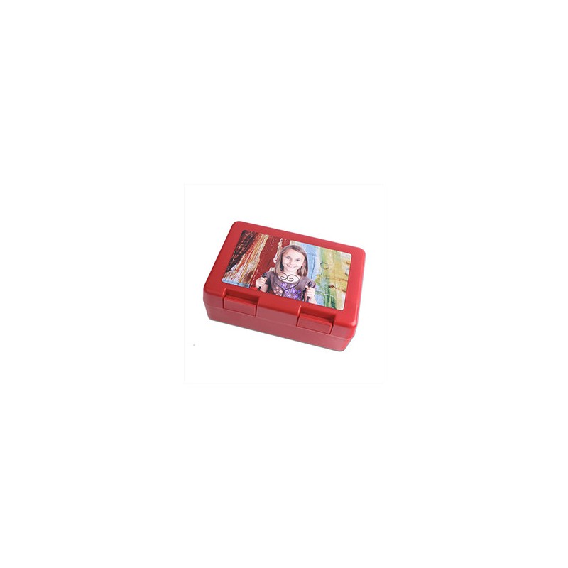 Boîte rouge à sandwich, repas ou goûter