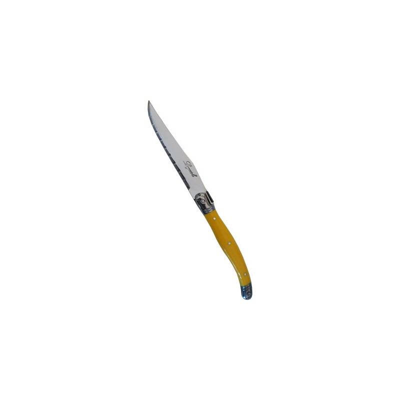 Couteau Laguiole Domoclip - Jaune