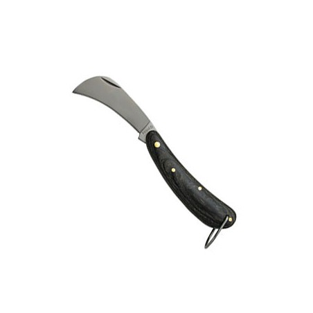 Couteau serpette gravé