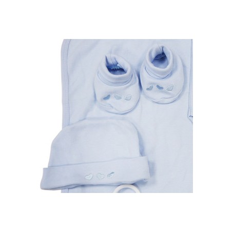 Coffret Body 5 pièces Bleu Brodé