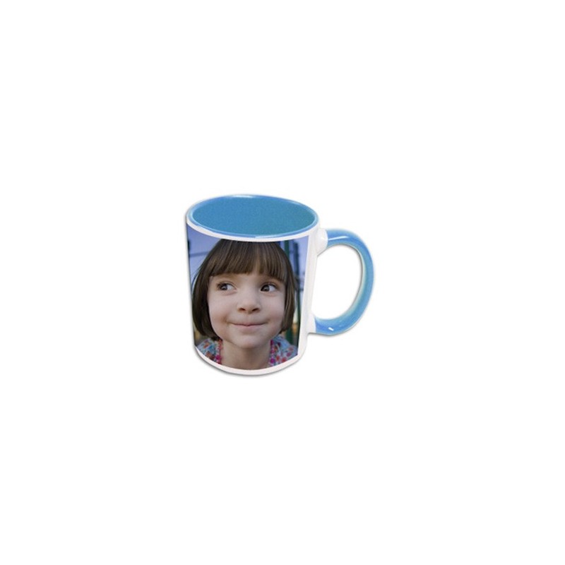 Mug Photo Bleu Clair