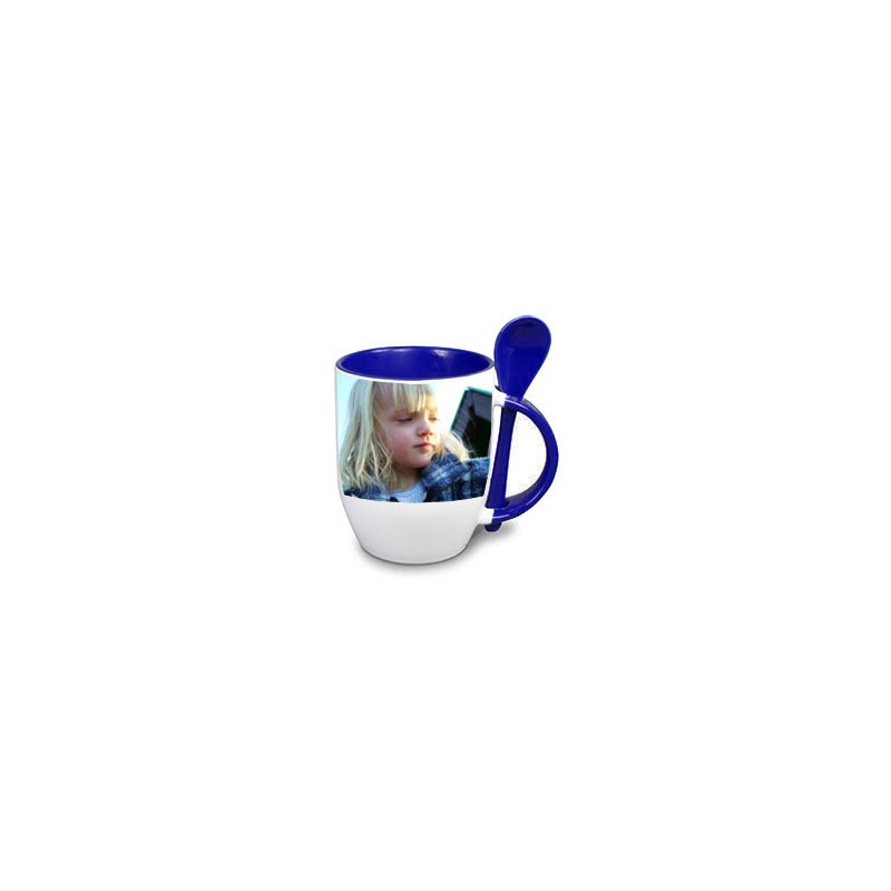 Tasse Photo Bleu
