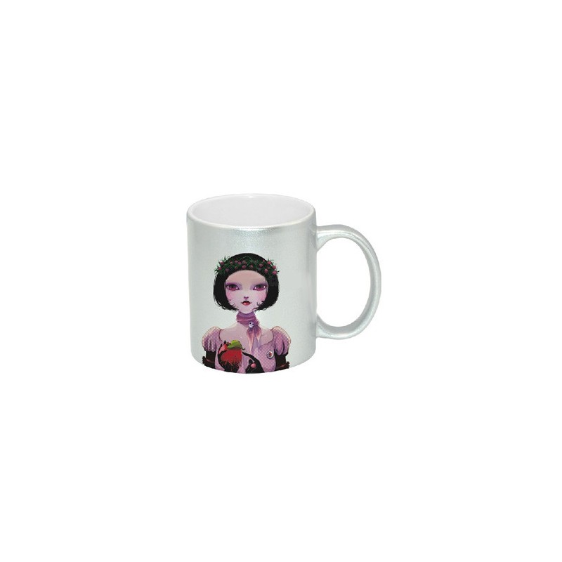 Mug Photo Argenté brillant