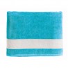 Serviette de Plage Turquoise Brodée