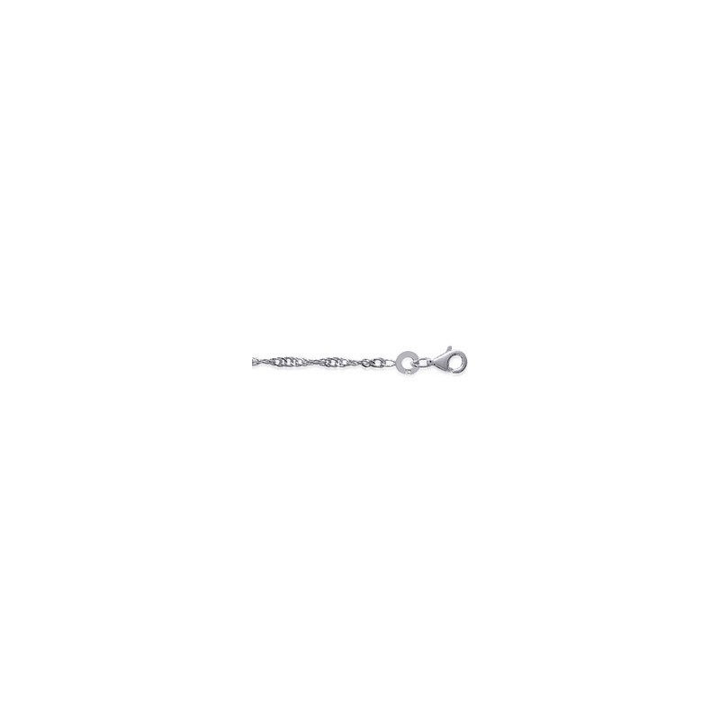 Chaine Maille Singapour Argent 50cm