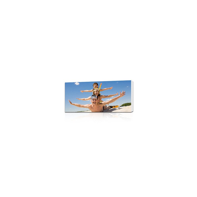 Tableau Personnalisé Photo Toile Panoramique - 50 x 100 cm