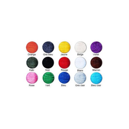 Serviette de Plage Beige Brodée