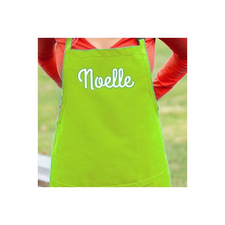 Tablier de Jardinier Vert Brodé