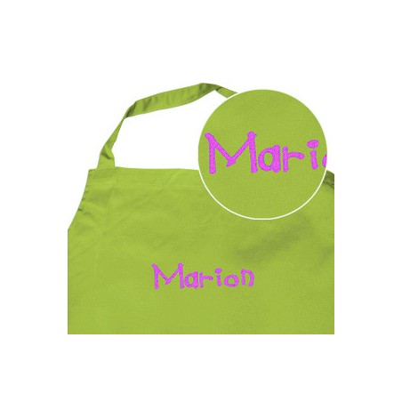 Tablier de Jardinier Vert Brodé