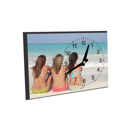 Horloge Photo Paysage avec heures