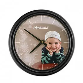 Horloge Photo Murale Ronde...