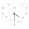 Horloge Photo Coeur en bois