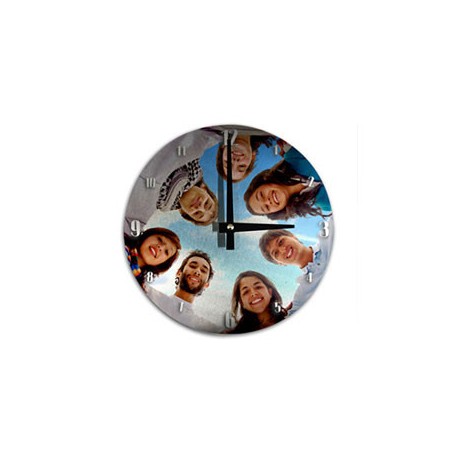Horloge Photo Murale Ronde