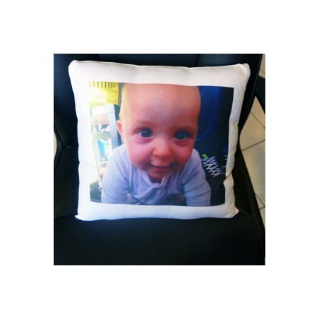 Coussin Blanc Luxe Carré