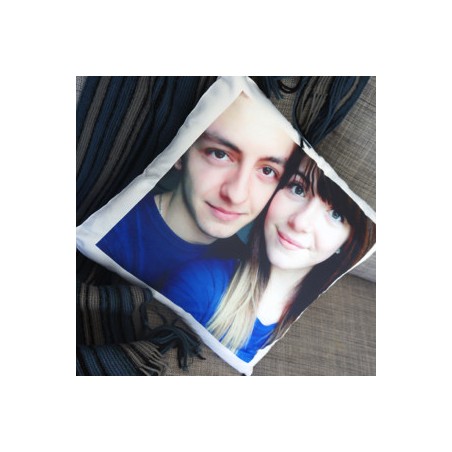 Coussin Blanc Luxe Carré