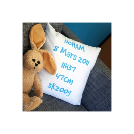 Coussin Blanc Luxe Carré