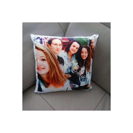 Coussin Blanc Luxe Carré