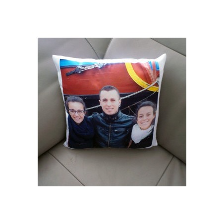 Coussin Blanc Luxe Carré