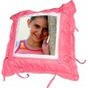 Coussin Bouton Rose