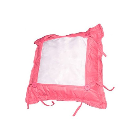 Coussin Bouton Rose