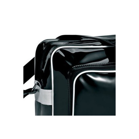 Grande Sacoche Bowling Noire Brodée