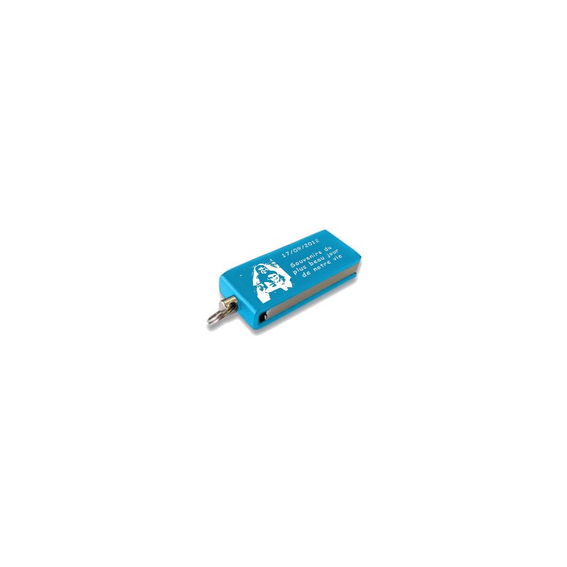 Clé USB Mini 8 Go Bleu