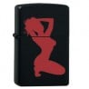 Briquet Zippo Red Lady Silhouette