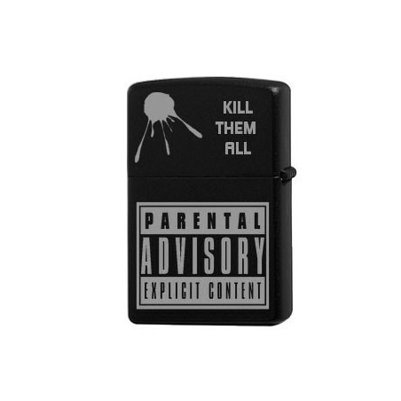 Briquet black eyed peas avec gravure