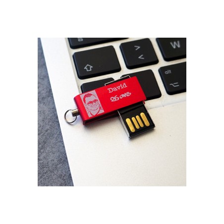 Clé USB Mini 8 Go Rouge