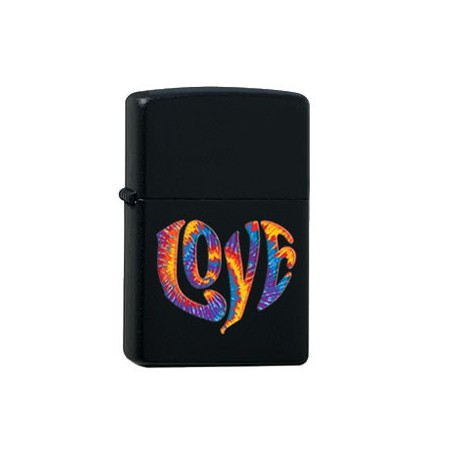 Zippo original love black