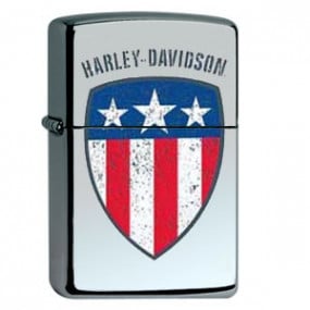 Briquet Zippo Harley Davidson Flag