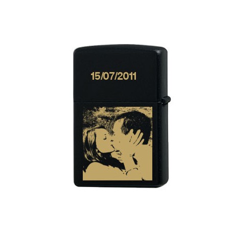 Briquet zippo kiss personnalisé