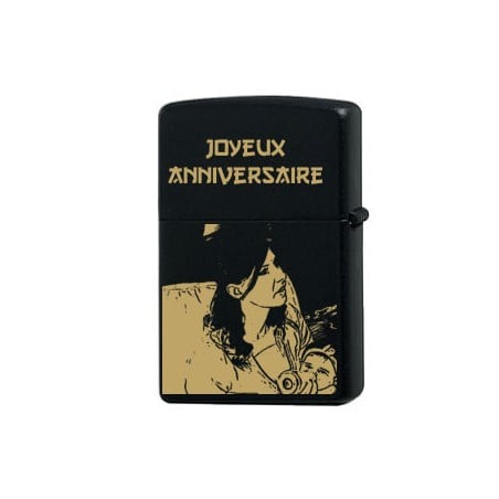 Briquet zippo noir  ready set go
