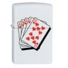 zippo cards blanc