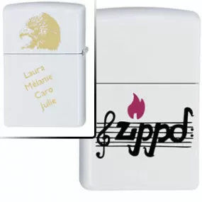 Briquet zippo notes musique
