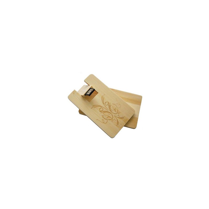 Clé USB en bois Carte 8 Go