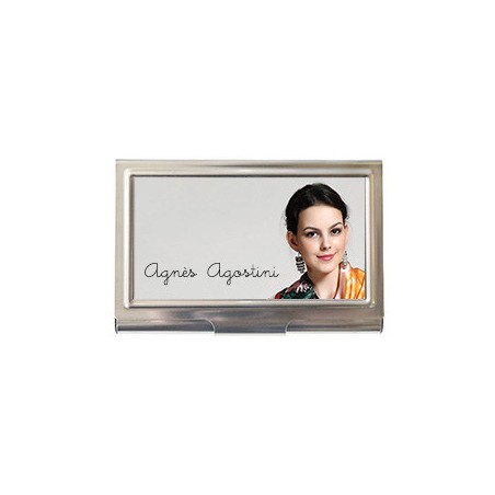 Porte Cartes Photo Acier