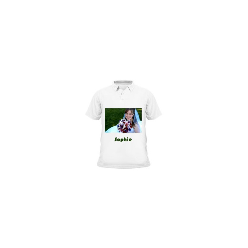 Polo Blanc pour Homme