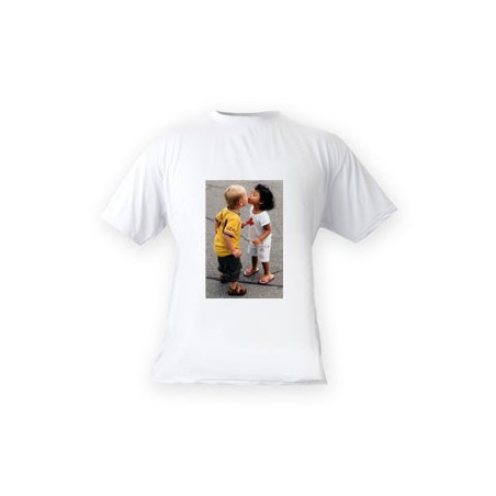 T-shirt Sport Microfibre Blanc pour Homme
