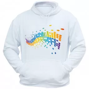 Sweat Blanc à capuche pour...