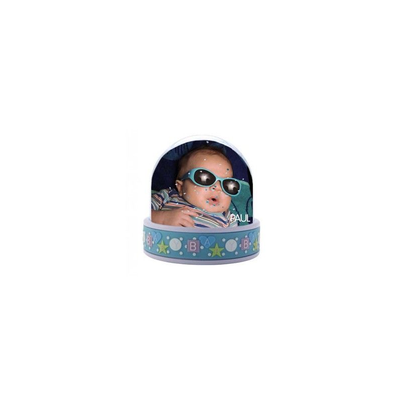 Boule à Neige Ovale Baby Blue