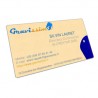 10 Cartes de Visite Aluminium Laiton