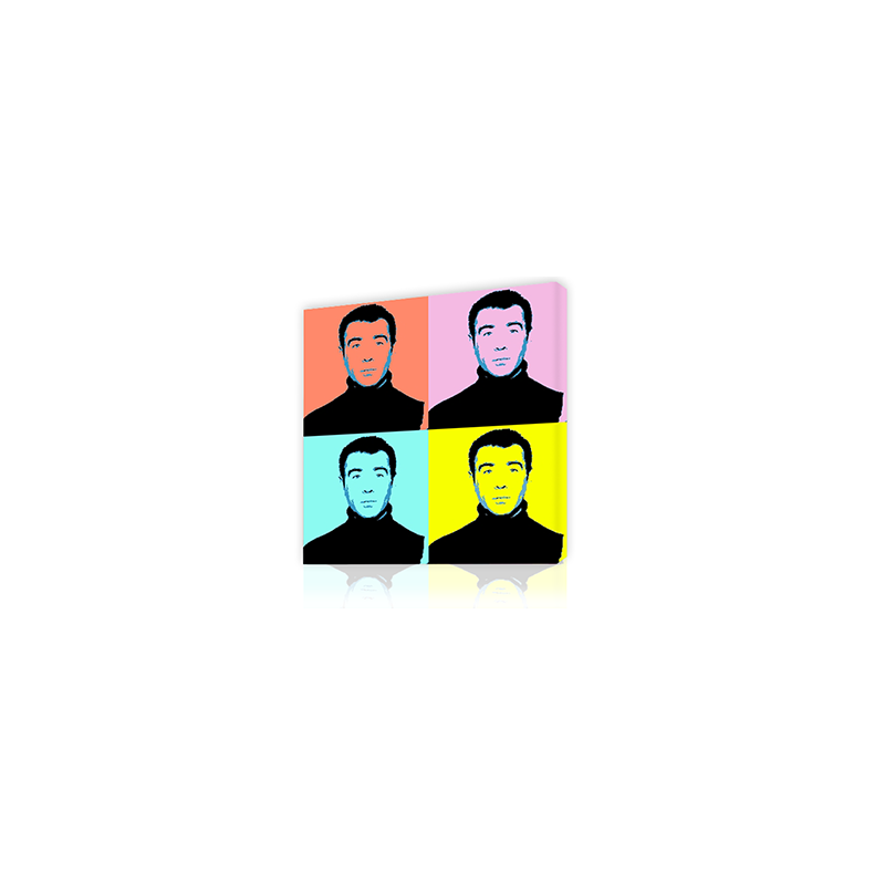 Tableau Pop Art Toile Personnalisé 4 photos My Pop - 40 x 40 cm