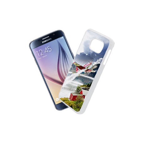 Coque Photo Samsung Galaxy S6 Bord Blanc