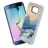 Coque Photo Samsung Galaxy S6 Bord Blanc Souple