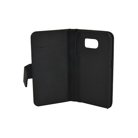 Etui Photo Samsung Galaxy S6 Clapet Bord Noir