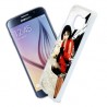 Coque Photo Samsung Galaxy S6 Edge Bord Souple Blanc