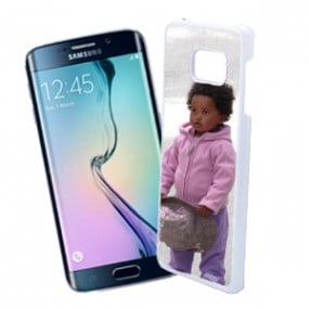 Coque Photo Samsung Galaxy S6 Edge Plus Bord Blanc à personnaliser
